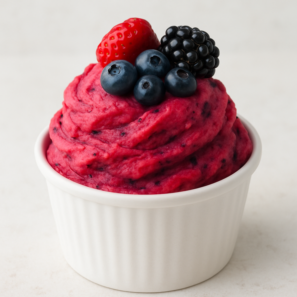 Dairy-free berry ice cream