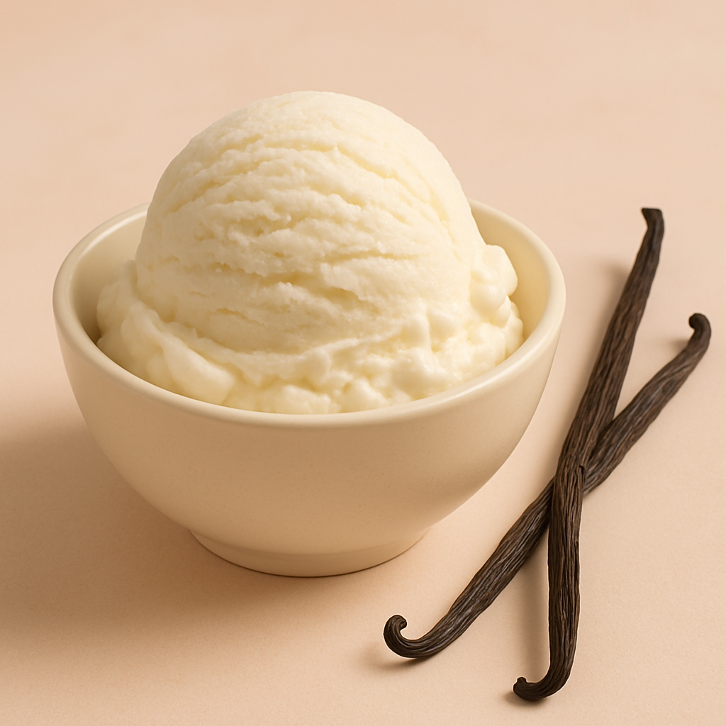 Classic vanilla ice cream